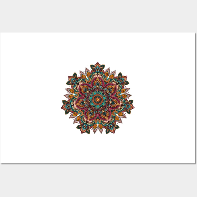 Trippy Mandala Wall Art by alexrow